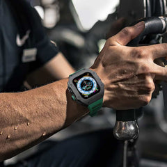 Richard Style Carbon Fiber Case with Fluororubber Band Richard Style Carbon Fiber Case with Fluororubber Band