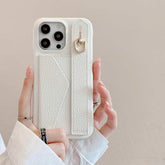Brieftaschen-Kartenhalter-Telefonhülle mit Handschlaufe für die iPhone 14-Serie