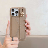 Brieftaschen-Kartenhalter-Telefonhülle mit Handschlaufe für die iPhone 12-Serie