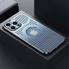 Magnetic Metal Ventilation Phone Case for iPhone 12 Series