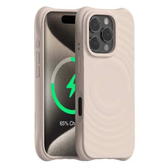 Magnetic Ripple Liquid Silicone Phone Case for iPhone 13 Series