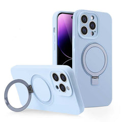 Silicone MagSafe Case with Stand for iPhone 12 Series