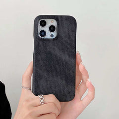 Denim Texture Leather Phone Case for iPhone 12 Series