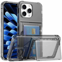 Transparent Card Holder Phone Case for iPhone 14 Series