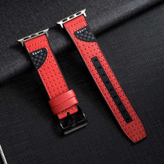 Colorblock Silicone Leather Strap