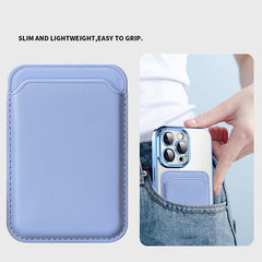 Transparent Magnetic Card Holder TPU Case for iPhone 12 Series