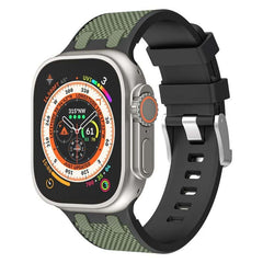 Oak Pattern texture Dual-Tone Silicone Band