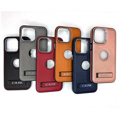 Leather Stand Protective Phone Case for iPhone 14 Series