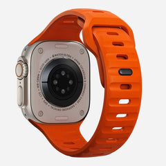 Sporty Silicone Rubber Watch Band