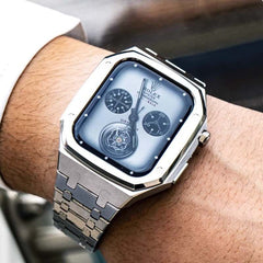 Stainless Steel Metal Full Coverage Band and Case