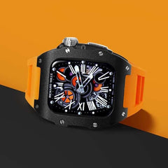 Richard Mille Style Aluminum Alloy metal band & Case-- Barrel-shaped