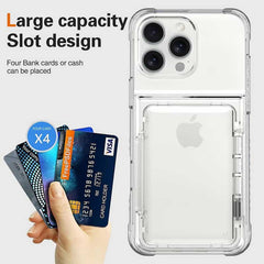 Transparent Card Holder Phone Case for iPhone 11 Series