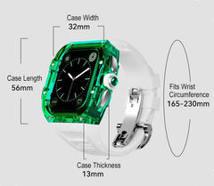 Transparent Glacier-Inspired Watch Case and Band Set