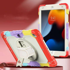 Silicone Tablet Protective Case with Strap and Stand for iPad Series