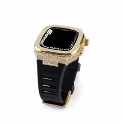 Diamond Encrusted Band  Liquid Silicone Case, Strap