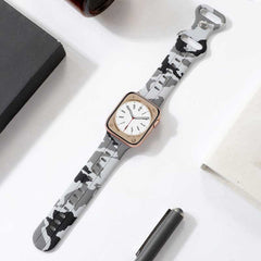 Camouflage Silicone Strap with Butterfly Clasp