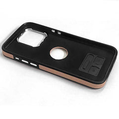 Leather Stand Protective Phone Case for iPhone 16 Series