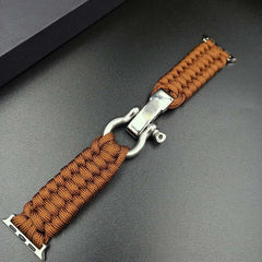 Outdoor Paracord Nylon Braided Watch Band